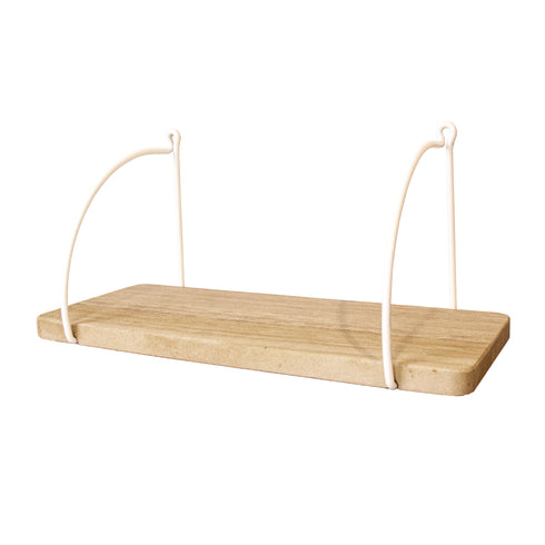 Porter , Shelf, H18xW40xD17.5cm, Yellow/White